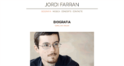 Desktop Screenshot of jordifarran.com
