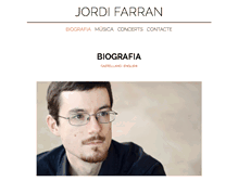 Tablet Screenshot of jordifarran.com